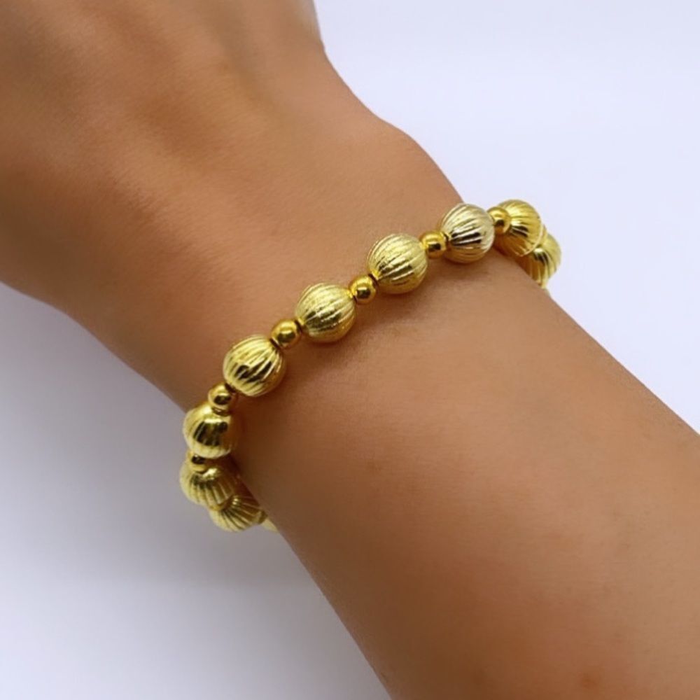NWT Wool + Pepper Co. Bright Gold Bracelet
